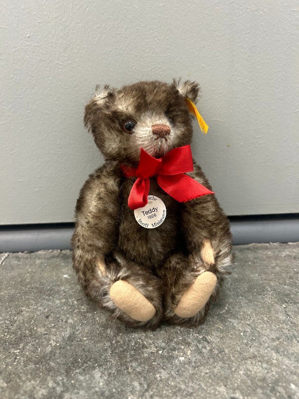 Vintage Steiff 1926 Miniature Teddy Bear Replica 029271 Wool Cotton Germany